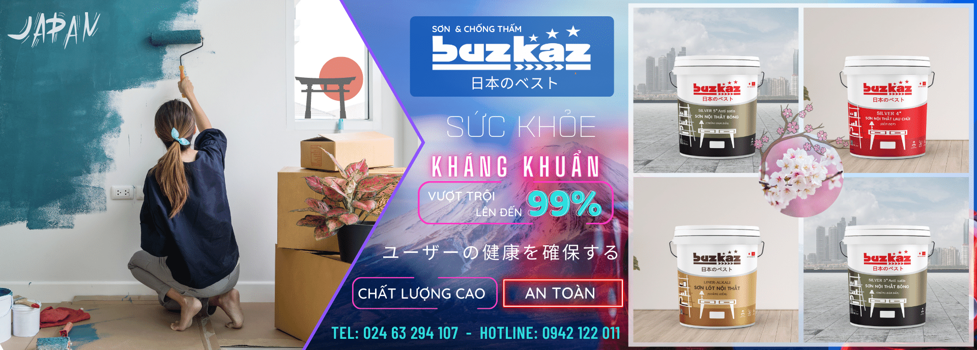 Sơn và chống thấm BUZKAZ Paint コレクション