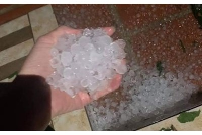 Thêm nhiều tỉnh xuất hiện mưa đá