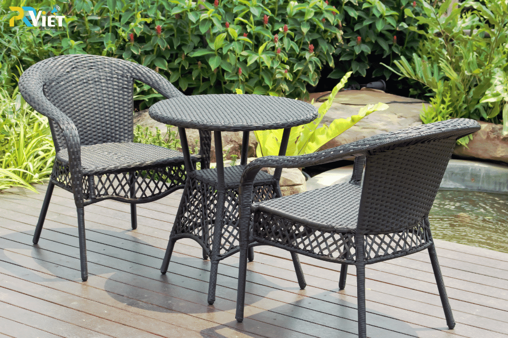 Bàn ghế cafe ngoài trời đẹp nhất 2025 - Phong cách và tiện ích