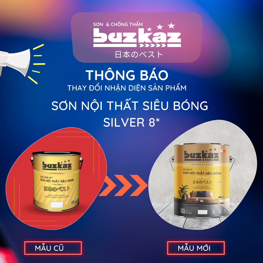 thay đổi nhận diện sản phẩm BuzKaz Paint コレクション