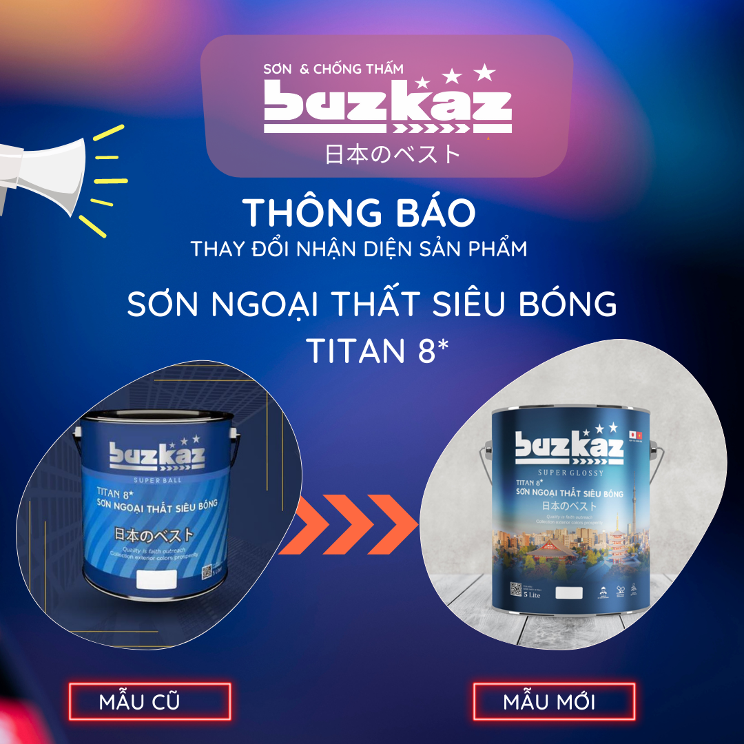 thay đổi nhận diện sản phẩm BuzKaz Paint コレクション