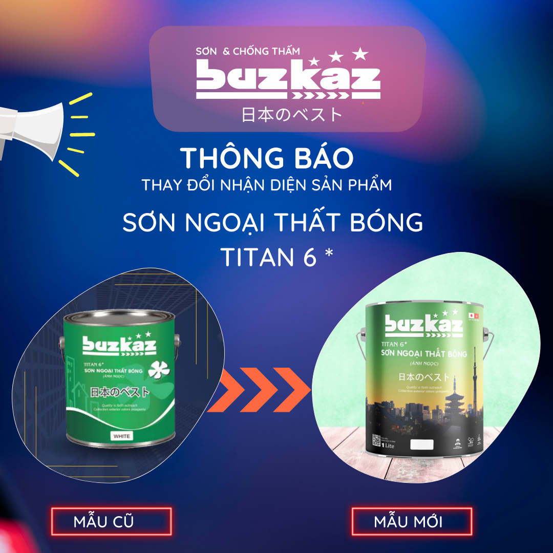 thay đổi nhận diện sản phẩm BuzKaz Paint コレクション