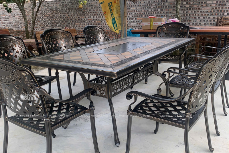 Nội thất biệt thự - Khám Phá Bộ Bàn Ghế Ăn Nhập Khẩu Cao Cấp Năm 2025