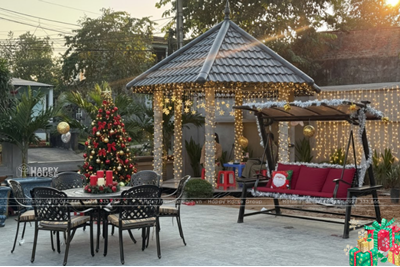 Xích đu trang trí Tết - Biểu tượng của sự sum vầy và may mắn cho gia đì...